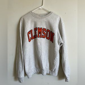 Champion Crew Neck Clemson Sweatshirt